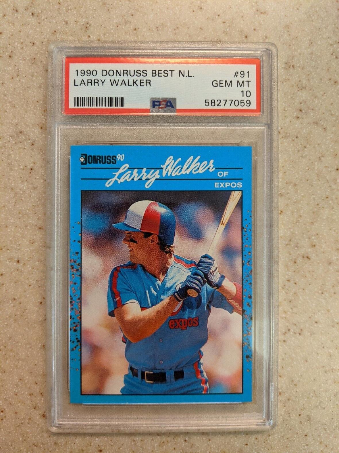 1990 Donrus Larry Walker