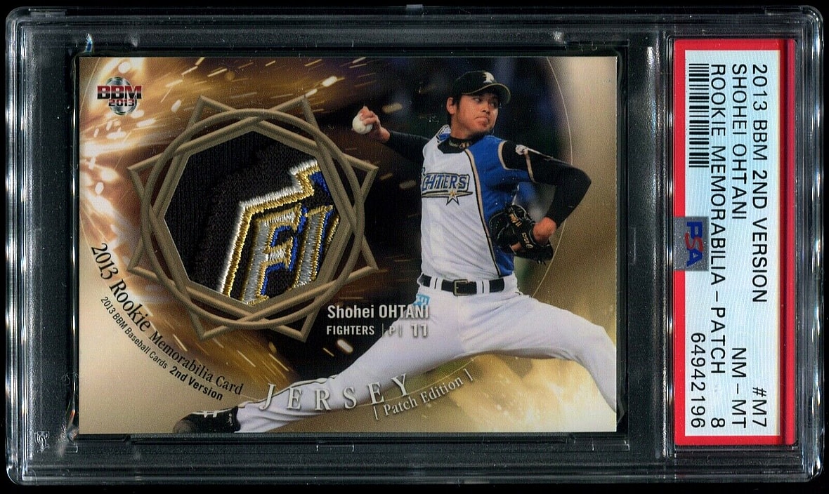 most valuable shohei ohtani rookie cards