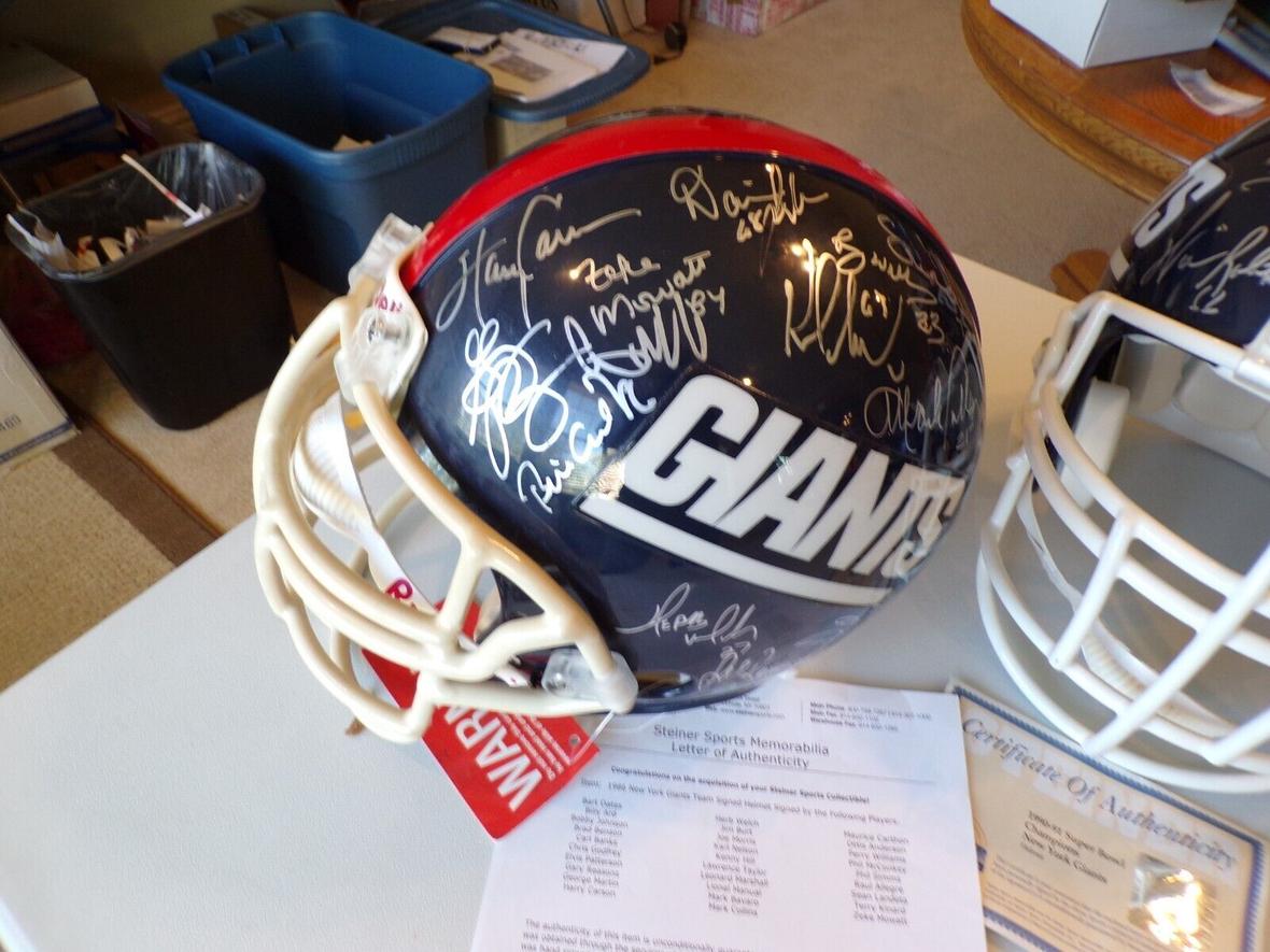 most valuable New York Giants collectibles