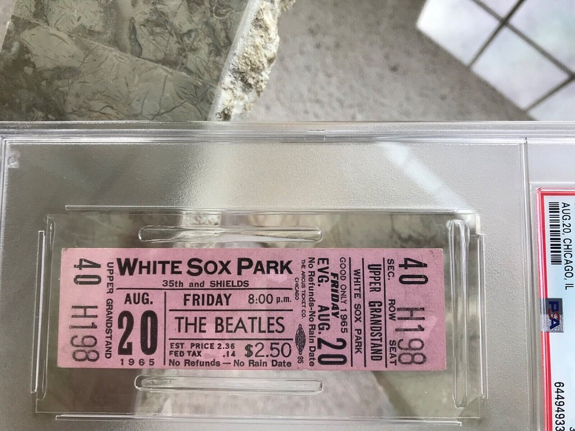 collectible concert tickets worth a fortune
