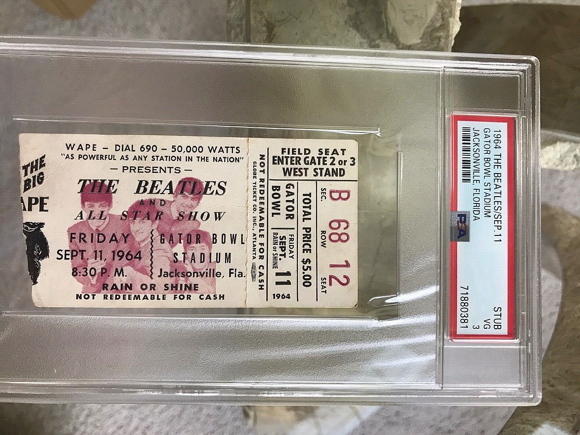collectible concert tickets worth a fortune