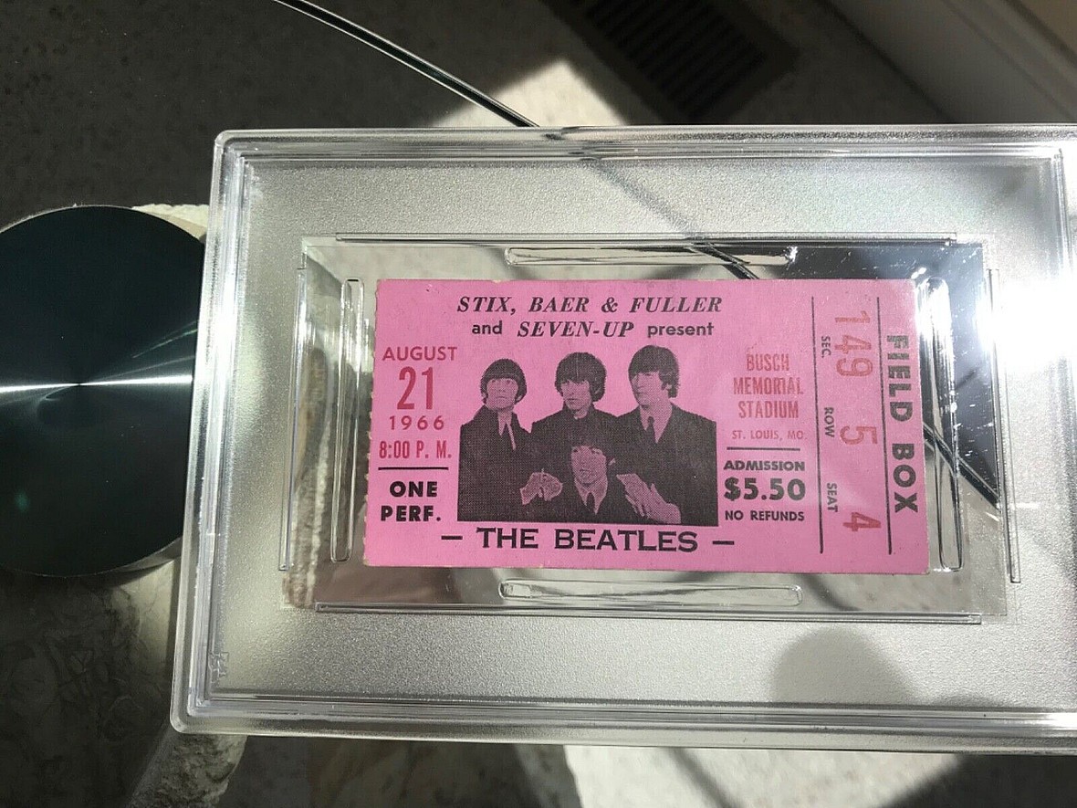 collectible concert tickets worth a fortune