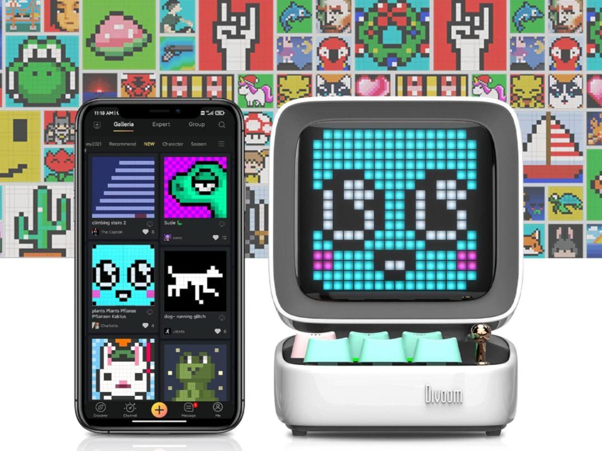 Pixel Art Bluetooth Speaker, Amazon