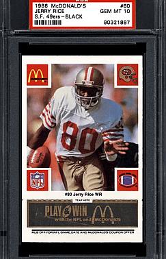 Jerry Rice Rookie Cards