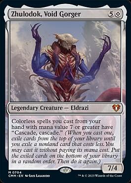 magic: the gathering commander masters cards