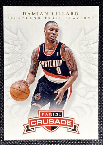 most valuable Damian Lillard rookie cards: 2012-13 Panini Crusade Damian Lillard #60