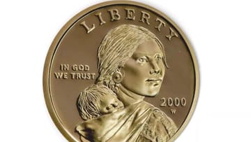 Judd-2190 Pattern 2000-W Sacagawea gold dollars / spaceflight gold dollars
