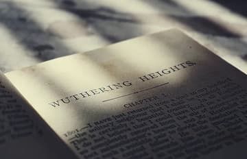 Free old open book closeup photo, public domain CC0 image. More: View public domain image source here / wuthering heights