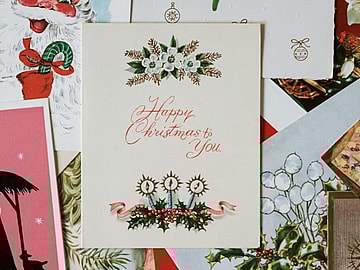 Stunning Vintage Christmas Cards Unsplash