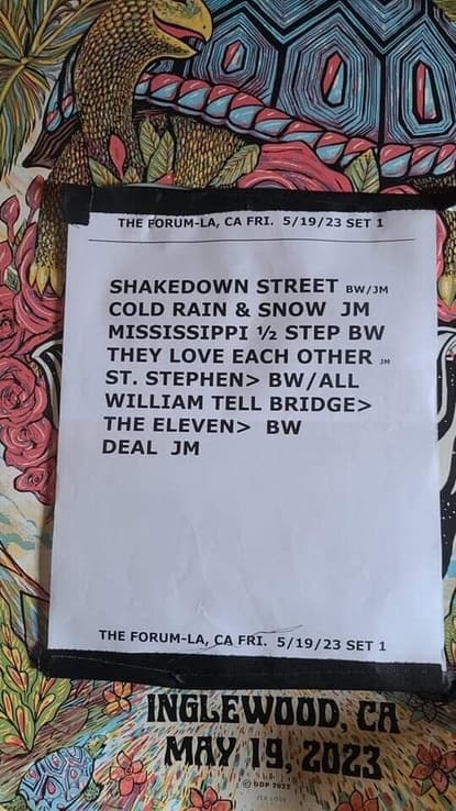 most valuable Dead and Company memorabilia