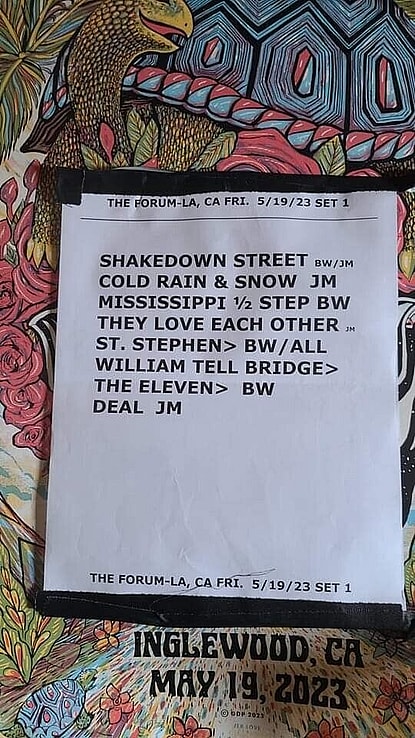 most valuable Dead and Company memorabilia