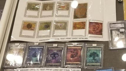 swarovski magic the gathering cards