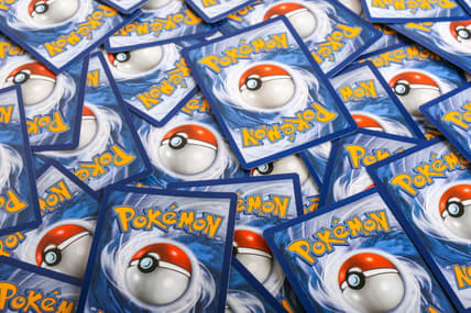 backs of Pokémon cards / rare Pokémon cards