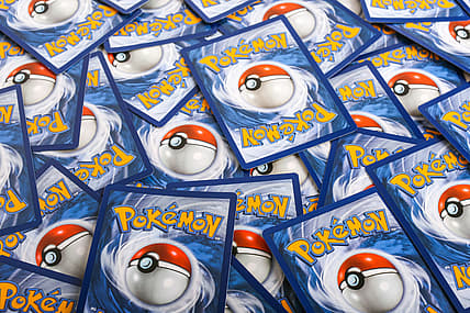 backs of Pokémon cards / rare Pokémon cards