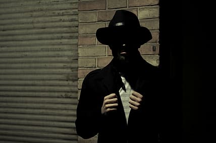 man in the shadows / Strange World War 2 Spy Gadgets