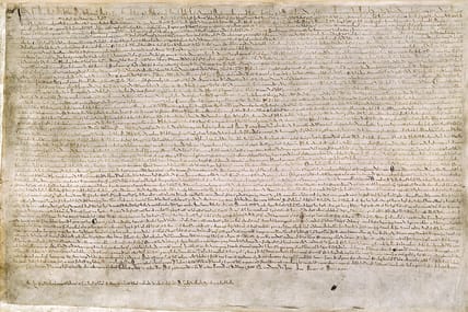 magna carta / famous historical documents