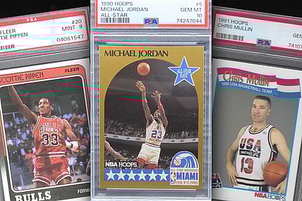 Basketball Cards from the Junk Wax Era sold on eBay during July 2023