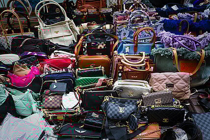 purses and handbags / most counterfeited products