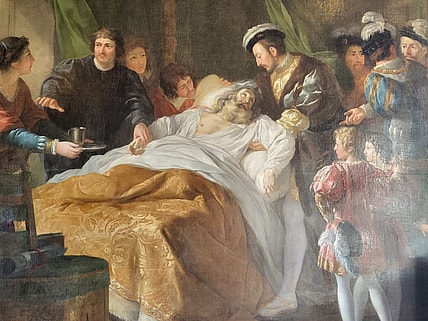 Weirdest Last Words from Historical Figures Death of Leonardo da Vinci Google Commons