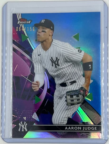 Most valuable Aaron Judge rookie cards: 2017 Topps Finest Aaron Judge Rookie Card #77