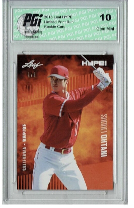 most valuable shohei ohtani rookie cards