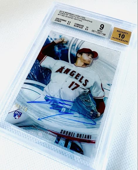 most valuable shohei ohtani rookie cards