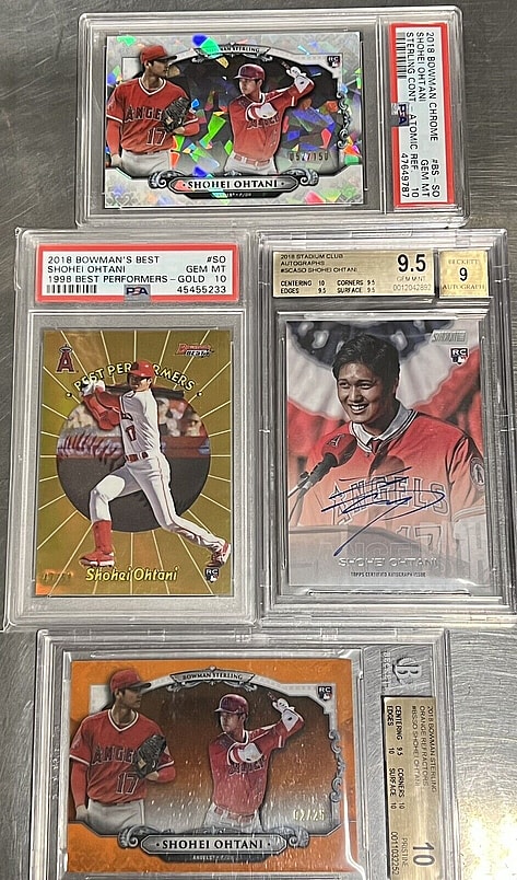 most valuable shohei ohtani rookie cards