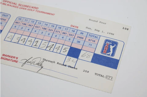 valuable Tiger Woods memorabilia