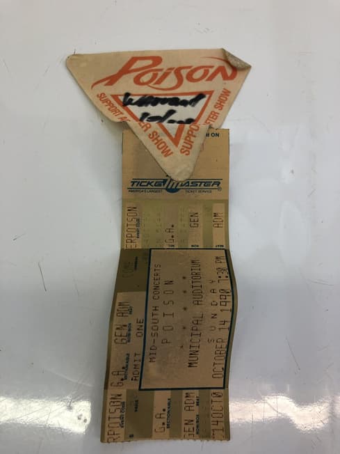 collectible concert tickets worth a fortune