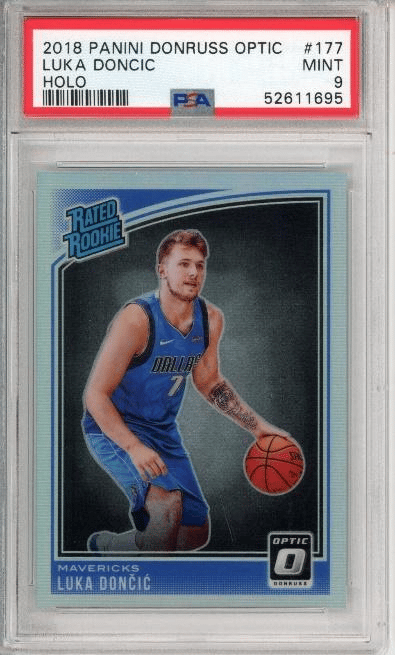 Most Valuable Luka Doncic rookie cards: Panini Optic Holo