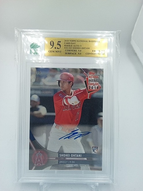 most valuable shohei ohtani rookie cards