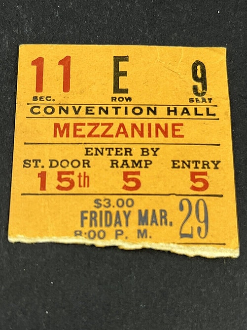 collectible concert tickets worth a fortune