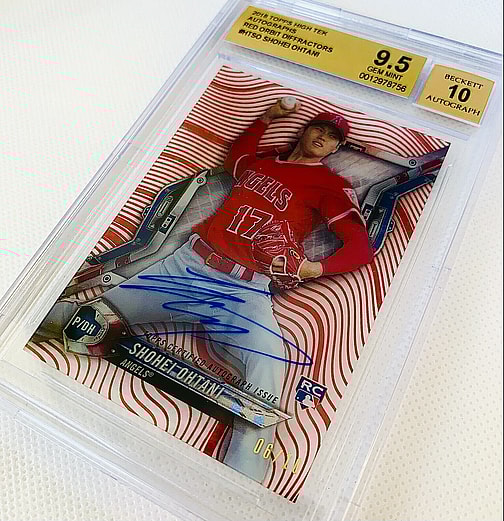 most valuable shohei ohtani rookie cards
