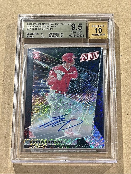 most valuable shohei ohtani rookie cards