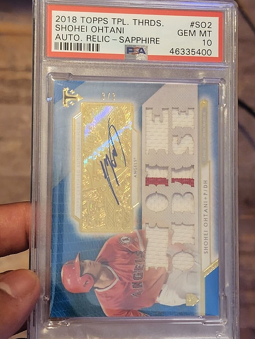 most valuable shohei ohtani rookie cards