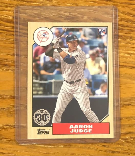 Most valuable Aaron Judge rookie cards: 2017 Topps Aaron Judge Rookie Cup Card #87 
