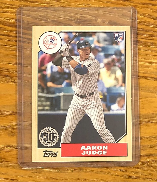 Most valuable Aaron Judge rookie cards: 2017 Topps Aaron Judge Rookie Cup Card #87