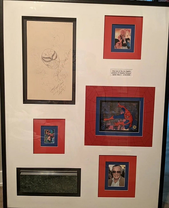 most valuable spider man memorabilia stan lee desk