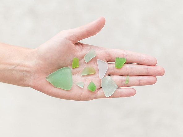 rare sea glass, Unsplash