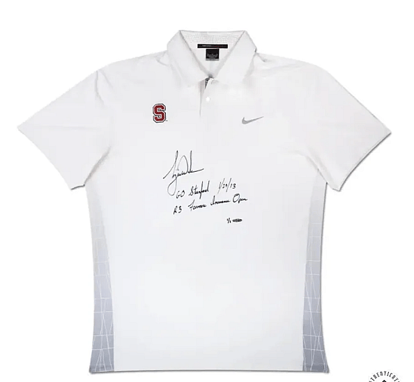valuable Tiger Woods memorabilia