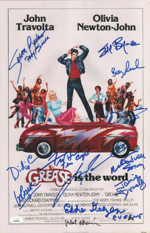 rare grease memorabilia