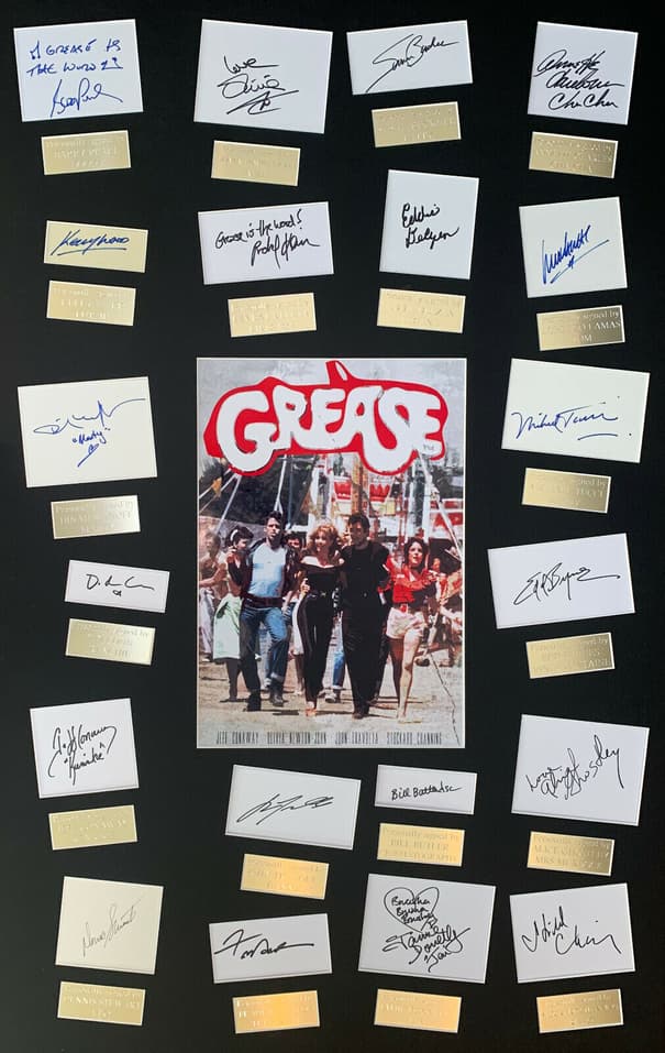 rare grease memorabilia
