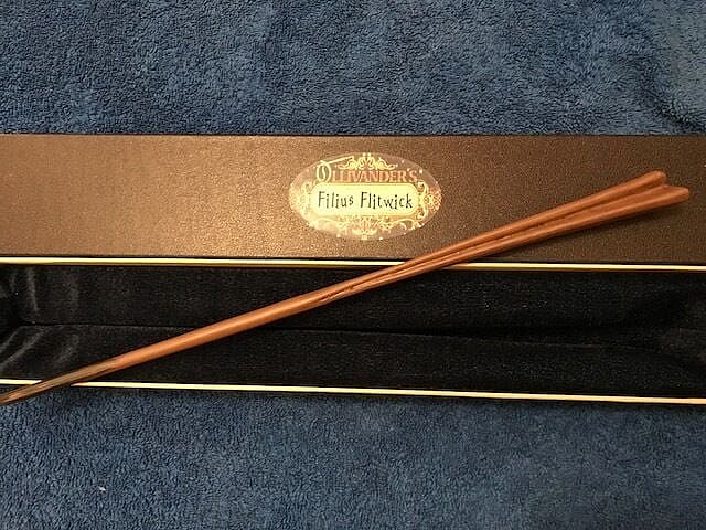 Professor Flitwick's wand; Ravenclaw collectibles