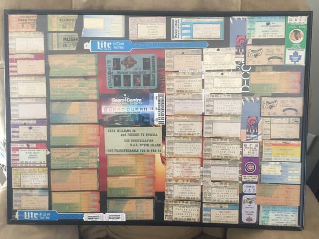 collectible concert tickets worth a fortune