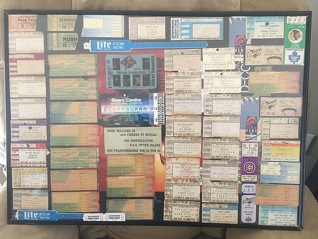 collectible concert tickets worth a fortune