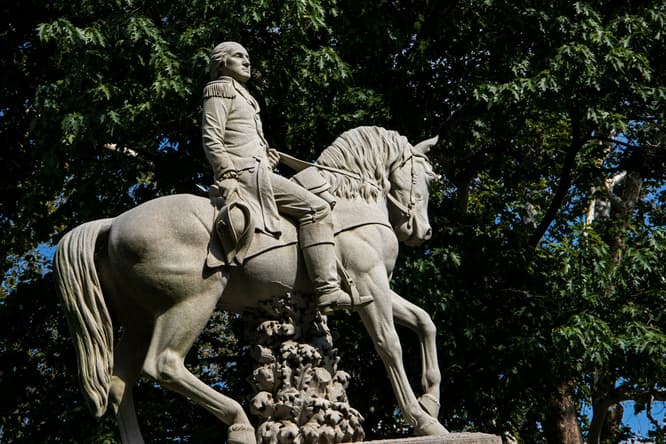 weird facts about George Washington