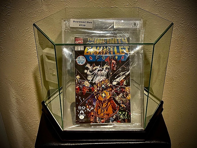 most valuable spider man memorabilia signed infinity gauntlet