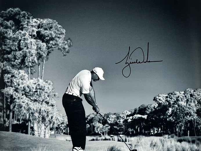 valuable Tiger Woods memorabilia