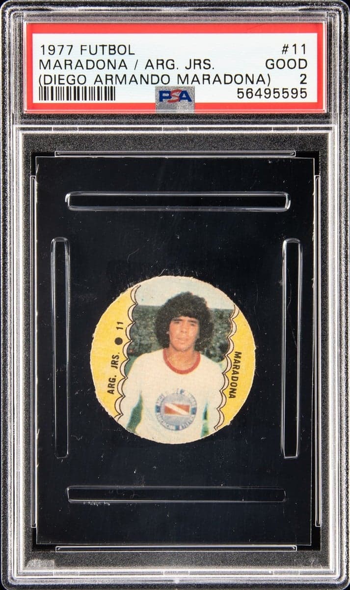 1977 Futbol Diego Maradona Rookie Card #11