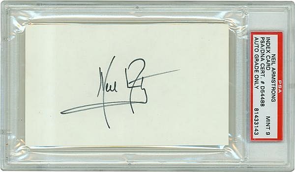 Most Expensive Signatures in History: Neil Armstrong